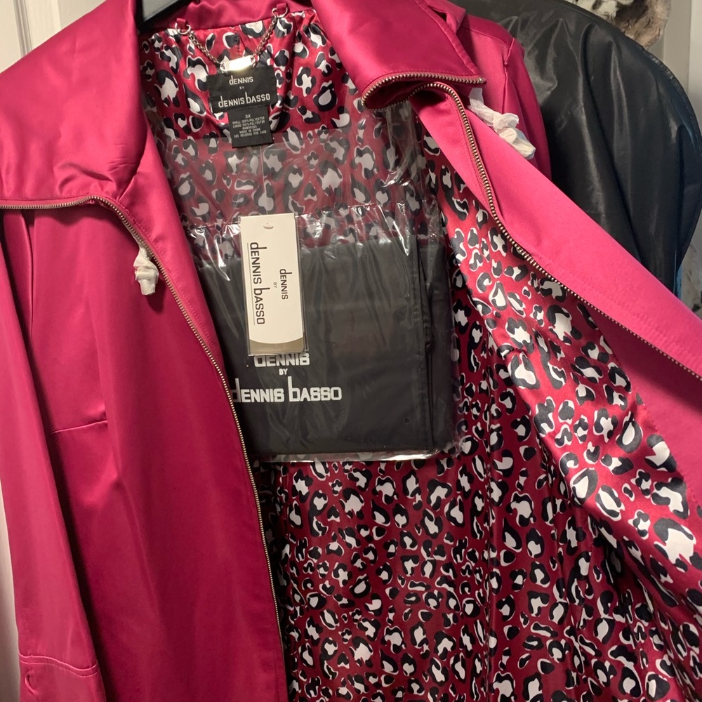 Dennis by Dennis Basso Short Trench Coat 3x